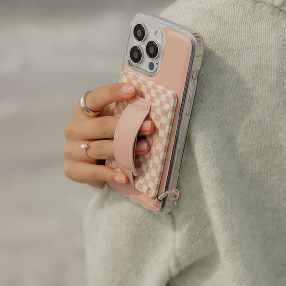 Walli Blush Check IPhone 14 Pro Max Case - Picture 1 of 5